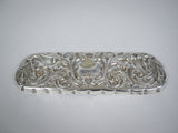 Ornate Sterling Silver Pin Tray by William Comyns & Sons, London, 1894.