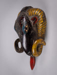 African Baule Tribe Ram Mask, Côte D'Ivoire - Harrington Antiques