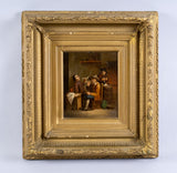 After David Teniers The Younger (1610-1690) - Smokers In A Tavern. Oil On Tin. - Harrington Antiques