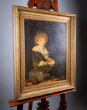 After Sir John Everett Millais (1829-1896), 'Bubbles'. Oil On Board. - Harrington Antiques