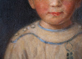 Alexander Strahan Buchanan (1870-1956) - Portrait Of Alexander Norman Buchanan, Aged 3. - Harrington Antiques