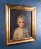 Alexander Strahan Buchanan (1870-1956) - Portrait Of Alexander Norman Buchanan, Aged 3. - Harrington Antiques