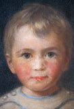 Alexander Strahan Buchanan (1870-1956) - Portrait Of Alexander Norman Buchanan, Aged 3. - Harrington Antiques