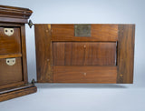 Amberg Patent Double Filing Cabinet With Key, c.1900 - Harrington Antiques