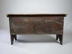 Antique 17th Century Carved Oak Six Plank Coffer / Chest. - Harrington Antiques