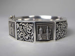 Art Deco Silver and Enamel Topazio Bracelet, c.1938. - Harrington Antiques