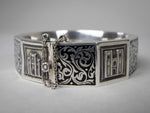 Art Deco Silver and Enamel Topazio Bracelet, c.1938. - Harrington Antiques