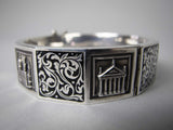 Art Deco Silver and Enamel Topazio Bracelet, c.1938. - Harrington Antiques