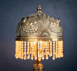 Art Nouveau Jewelled Brass Pullman's Carriage Lamp - Harrington Antiques