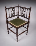 Arts & Crafts Beech Corner Chair, c.1900 - Harrington Antiques