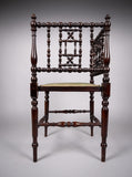 Arts & Crafts Beech Corner Chair, c.1900 - Harrington Antiques