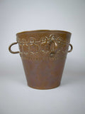 Arts & Crafts Copper Bucket With Loop Handles & Removable Base, c.1900. - Harrington Antiques