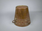 Arts & Crafts Copper Bucket With Loop Handles & Removable Base, c.1900. - Harrington Antiques