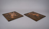 Arts & Crafts Copper Lion & Unicorn Plaques / Panels, c.1910. - Harrington Antiques