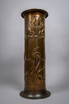 Arts & Crafts Hammered Copper Stick Stand, c.1900 - Harrington Antiques