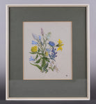 Barbara Watson (fl. 1956) - Still Life of Wild Flowers. Gouache. - Harrington Antiques