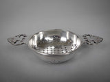 Britannia Silver Tea Strainer by Crichton Brothers, London, 1936. - Harrington Antiques