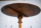 Burr Walnut Marquetry 'George & Dragon' Wine Table, c.1870. - Harrington Antiques