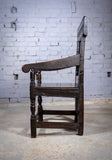 Charles I 17th Century Yorkshire Oak Wainscot Chair - Harrington Antiques