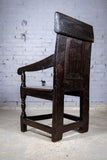 Charles I 17th Century Yorkshire Oak Wainscot Chair - Harrington Antiques