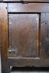 Charles II 17th Century Carved Three Panel Oak Coffer / Chest, c.1680 - Harrington Antiques