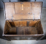Charles II 17th Century Carved Three Panel Oak Coffer / Chest, c.1680 - Harrington Antiques