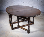 Charles II 17th Century Oak Gate Leg Table. - Harrington Antiques