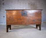 Charles II 17th Century Six Plank Oak Coffer / Chest, c.1650 - Harrington Antiques