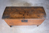 Charles II 17th Century Six Plank Oak Coffer / Chest, c.1650 - Harrington Antiques