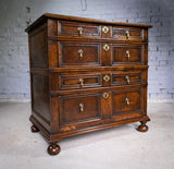 Charles II English Oak Chest Of Drawers, c.1680. - Harrington Antiques