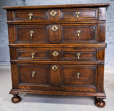 Charles II English Oak Chest Of Drawers, c.1680. - Harrington Antiques