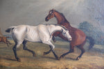 Circle of Samuel Alken (British, 1784-1825) - Horses In Pasture (Signed 'S. Alken, 1806') - Harrington Antiques