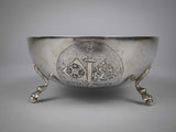 Continental .800 Silver Bowl With Byzantine & Jerusalem Crests. - Harrington Antiques