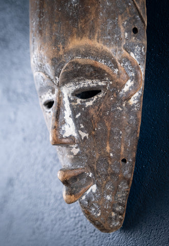 Côte d'Ivoire Baule Portrait Mask - Harrington Antiques