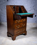 Diminutive George III Mahogany Bureau - Harrington Antiques