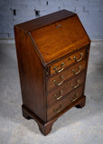 Diminutive George III Mahogany Bureau - Harrington Antiques