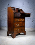 Diminutive George III Mahogany Bureau - Harrington Antiques