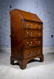 Diminutive George III Mahogany Bureau - Harrington Antiques