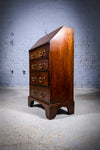 Diminutive George III Mahogany Bureau - Harrington Antiques