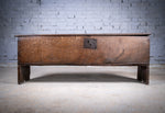Early 17th Century Oak Six Plank Narrow Chest / Coffer - Harrington Antiques