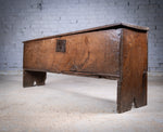 Early 17th Century Oak Six Plank Narrow Chest / Coffer - Harrington Antiques