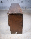 Early 17th Century Oak Six Plank Narrow Chest / Coffer - Harrington Antiques