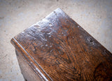 Early 17th Century Oak Six Plank Narrow Chest / Coffer - Harrington Antiques