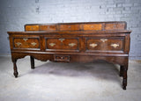 Early 18th Century Joined Oak Dresser, c.1720. - Harrington Antiques