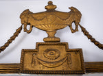 Early 19th Century French Neoclassical Pier Mirror With Rams' Head Decoration - Harrington Antiques