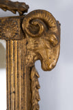 Early 19th Century French Neoclassical Pier Mirror With Rams' Head Decoration - Harrington Antiques