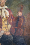 Early 19th Century Portrait Of A Violinist - Oil On Canvas, English School. - Harrington Antiques