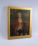 Early 19th Century Portrait Of A Violinist - Oil On Canvas, English School. - Harrington Antiques