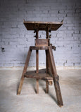 Early 20th Century Adjustable & Tilting Sculpture Stand. - Harrington Antiques