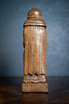 Early 20th Century Carved Oak Robed Monk - Harrington Antiques